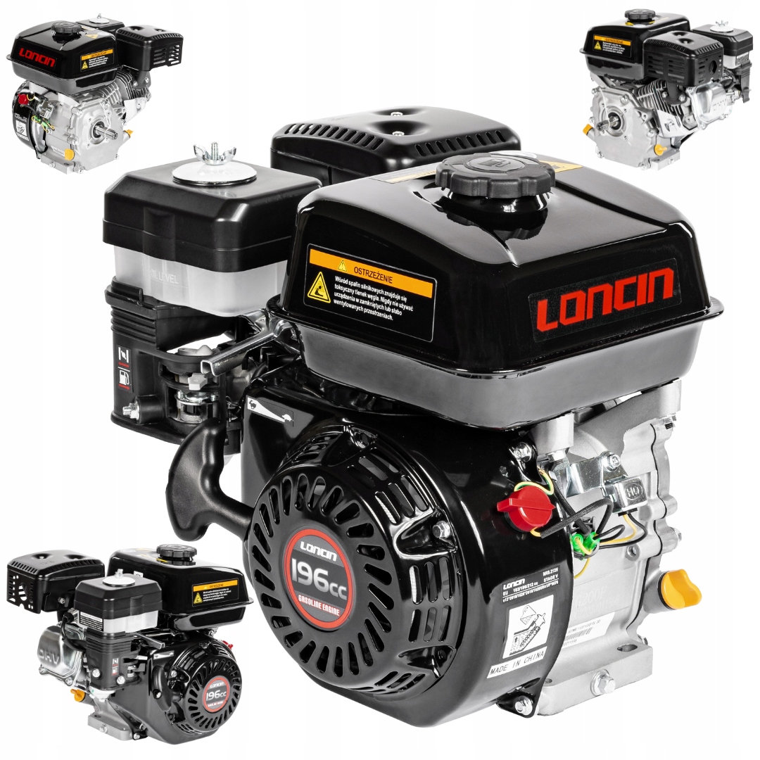 Silnik Loncin G200F-A-M wał poziomy typ A 20 mm BENZYNOWY 6.5 KM WAŁ 20mm