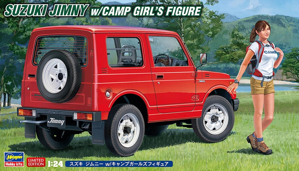 Suzuki Jimny (s figurkou) 1:24 Hasegawa SP501