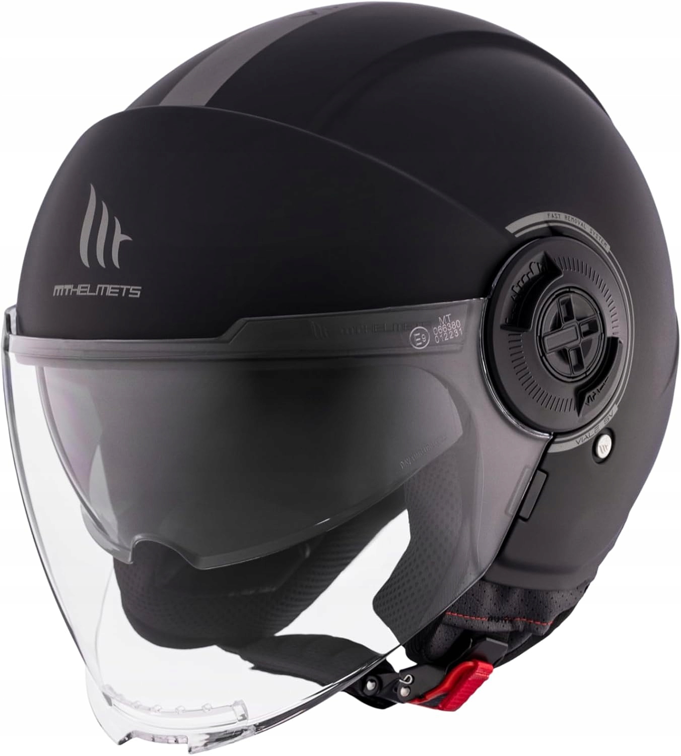 Mt Helmets Viale Sv Black Matt Motocyklová Prilba Otvorená Ako Darček