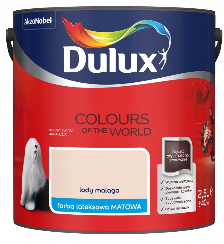 

Farba Dulux Świata- lody malaga, 2.5l