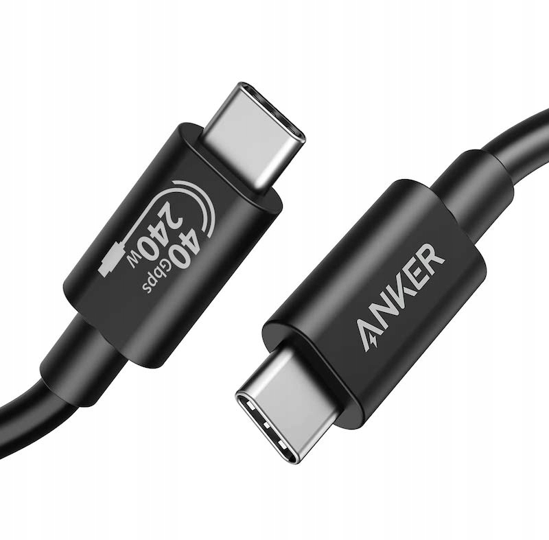 Anker 515 Kabel USB4 Usb-c Usb-c 4.0 Pd 240W 8K 4K 40 Gb Thunderbolt 3 1m