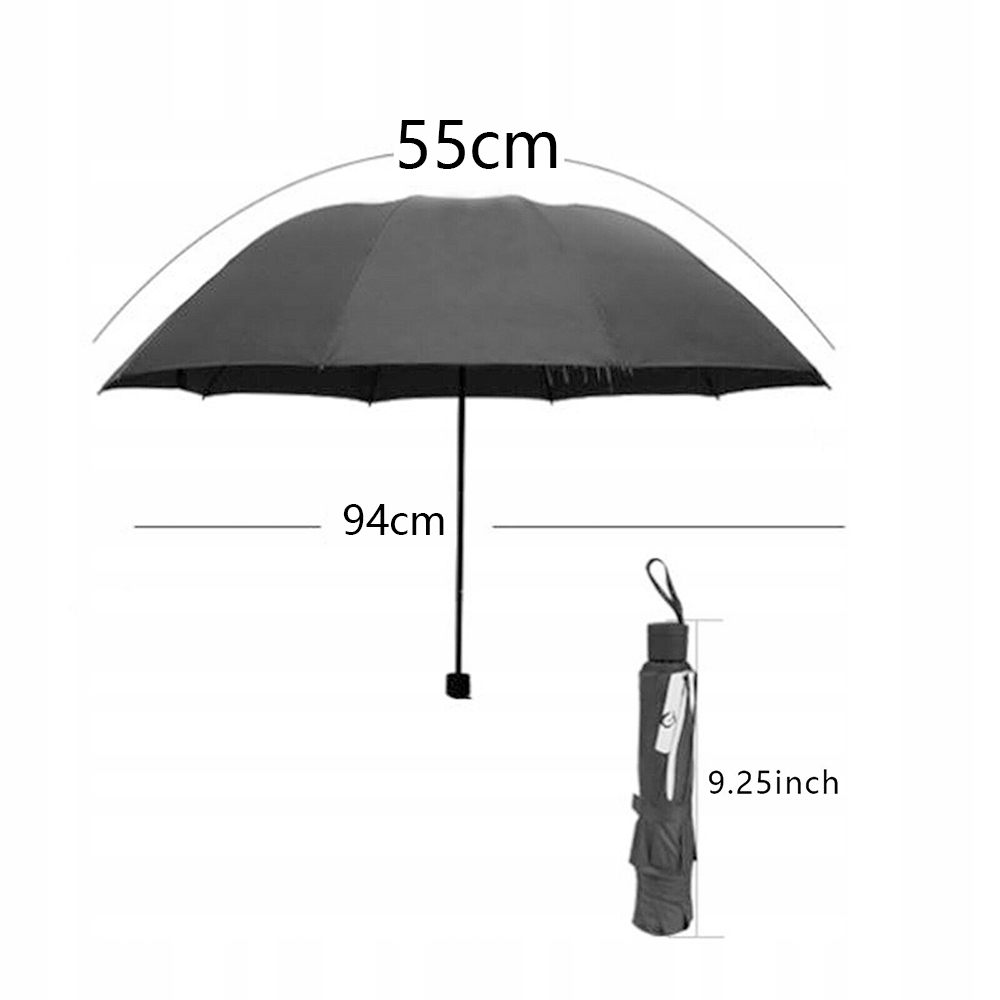 PARASOL DO MĘSKI DAMSKI PARASOLKA WIATROODPORNY Stan opakowania oryginalne