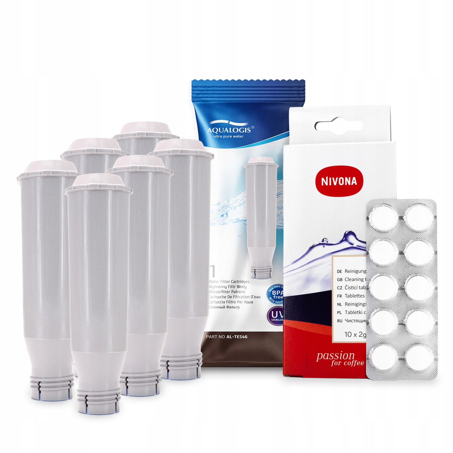 x6 Filtr do kávovaru Nivona AL-TES46 Tablety NIRT701