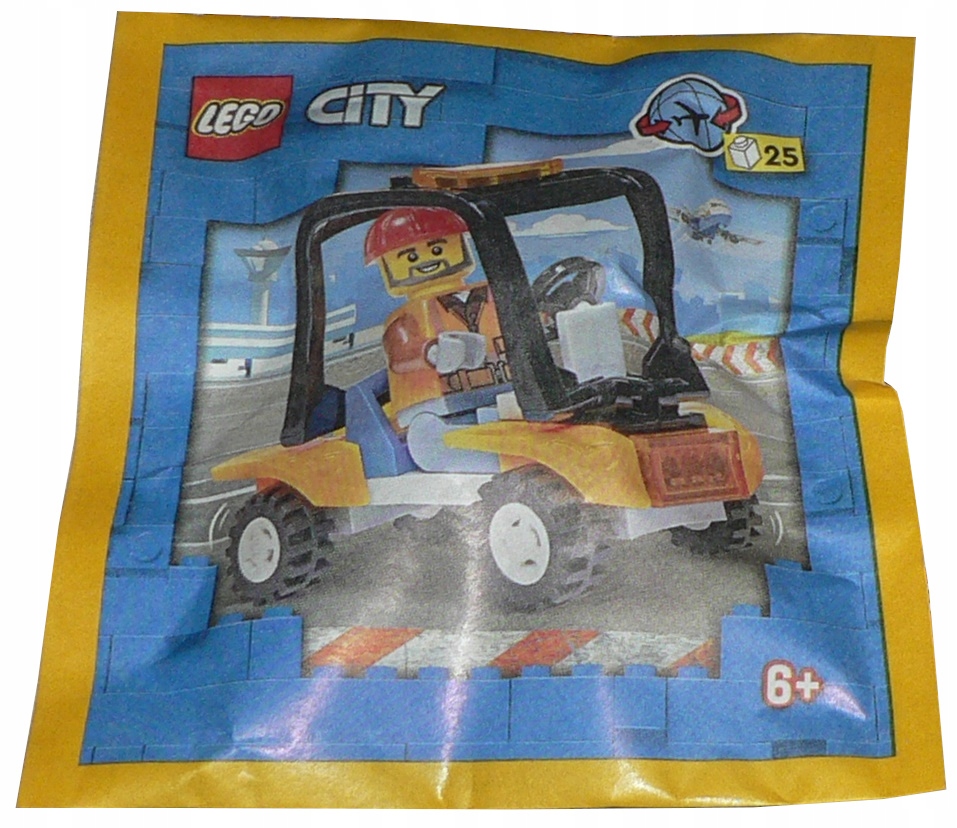 Lego 952306 City Pracownik Lotniska w Pojeździe