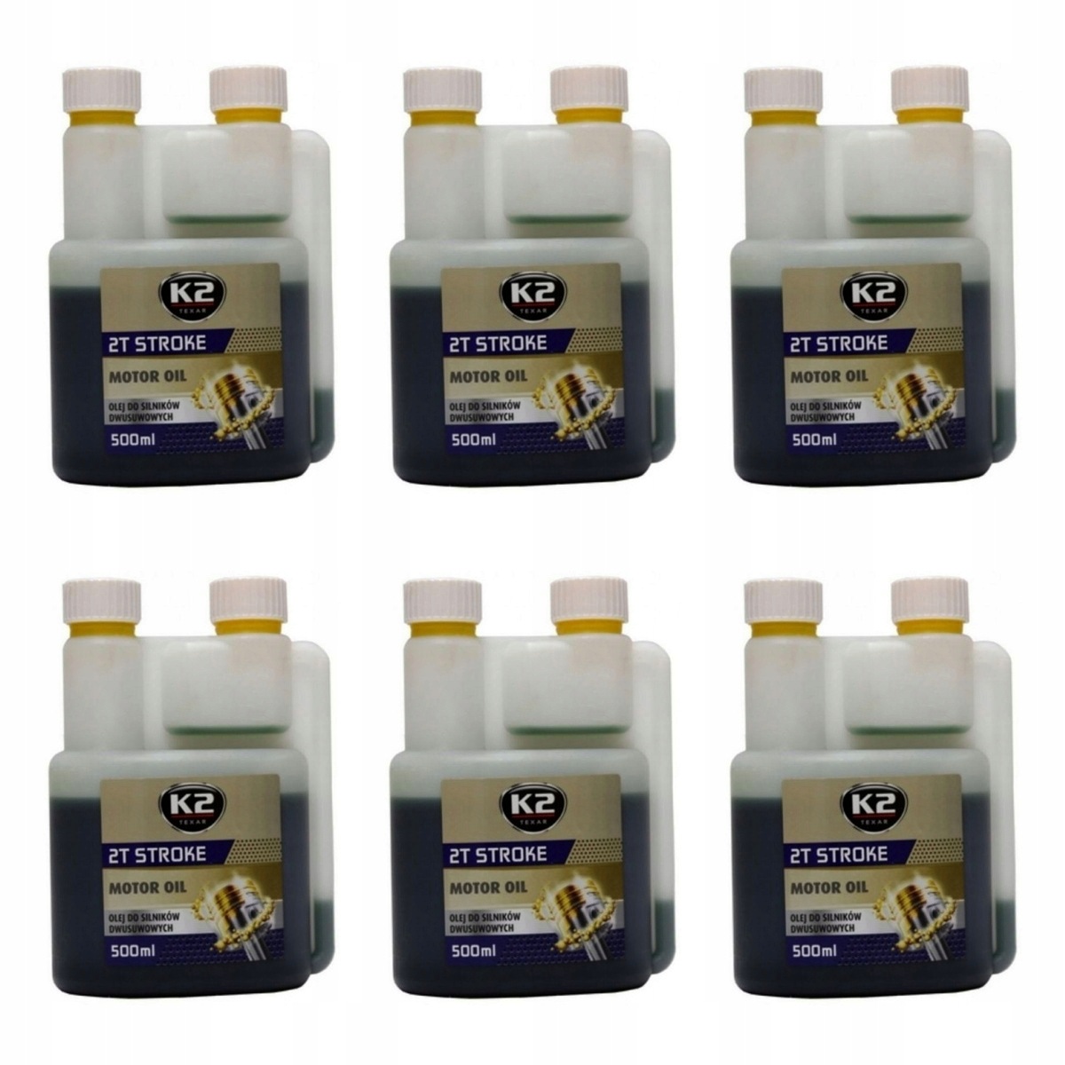 K2 2T 500 ml Olej Do Směsi Dvoutaktní Zelený