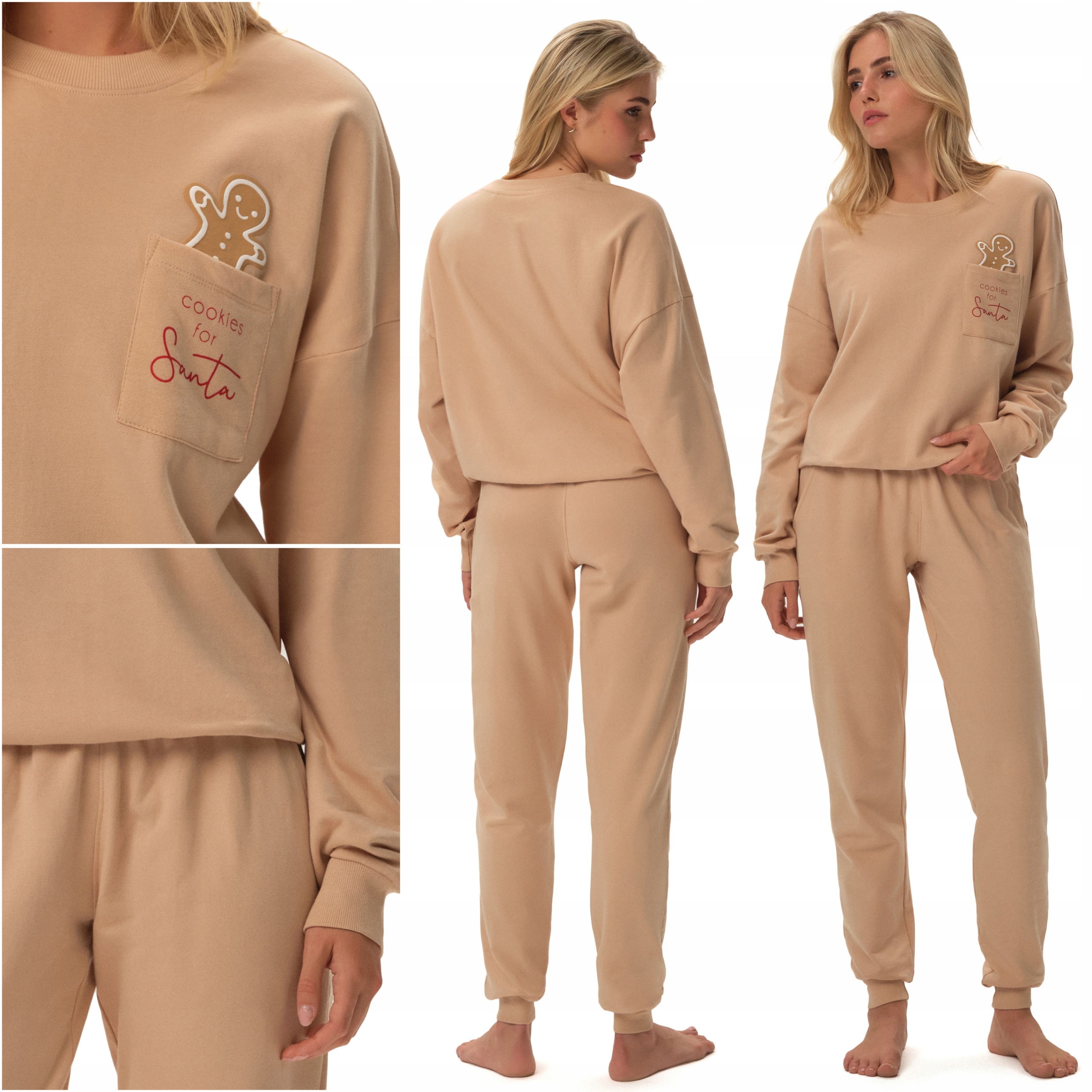 Teplákové Pyžamo Henderson Fawn s dlouhým rukávem Vánoční Jako Dárek XXL