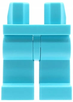 

Lego nóżki figurki spodnie niebieskie lazurowe