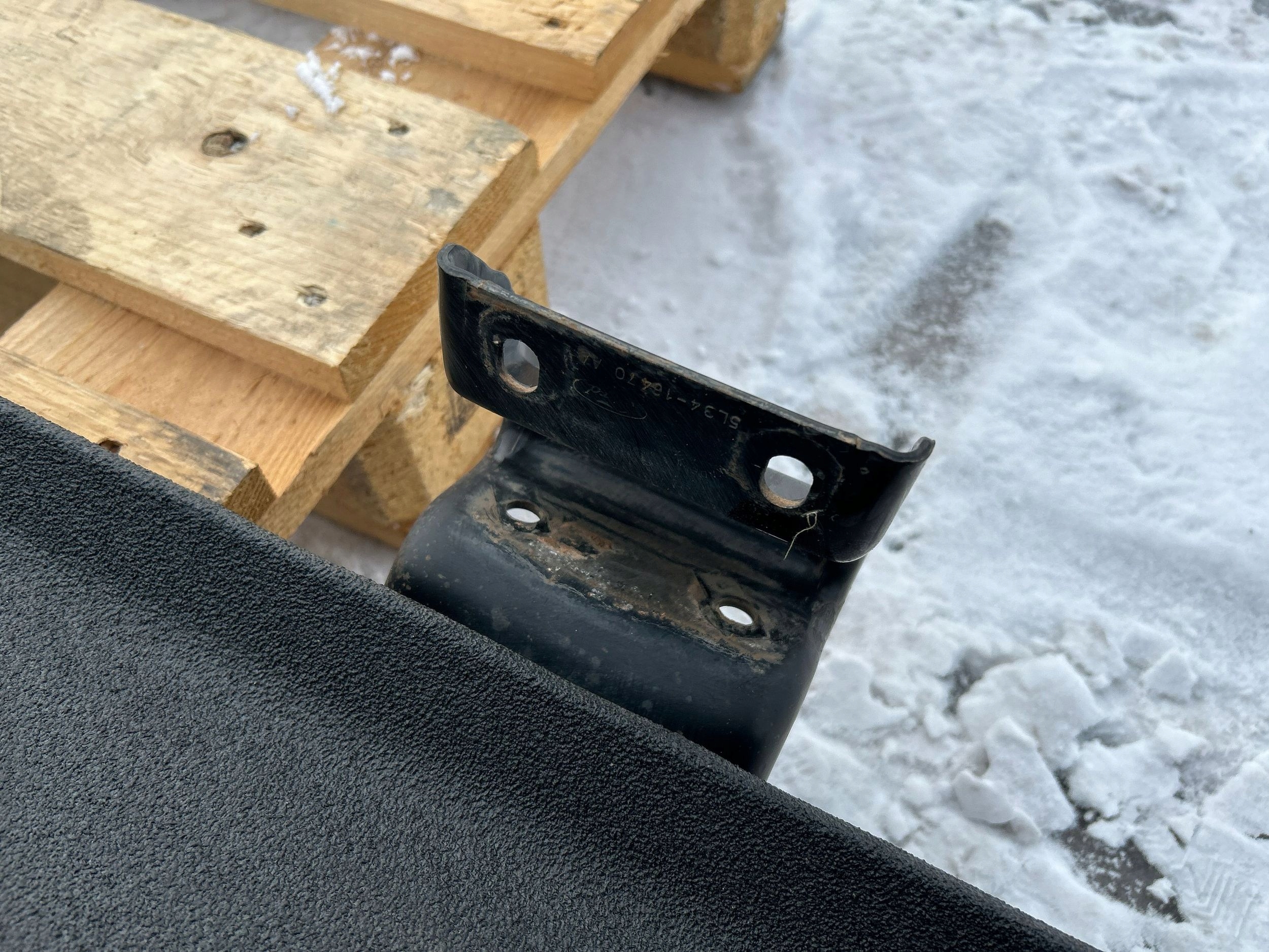 threshold stopien orurowanie moulding side left left Ford F150 F-150 2009