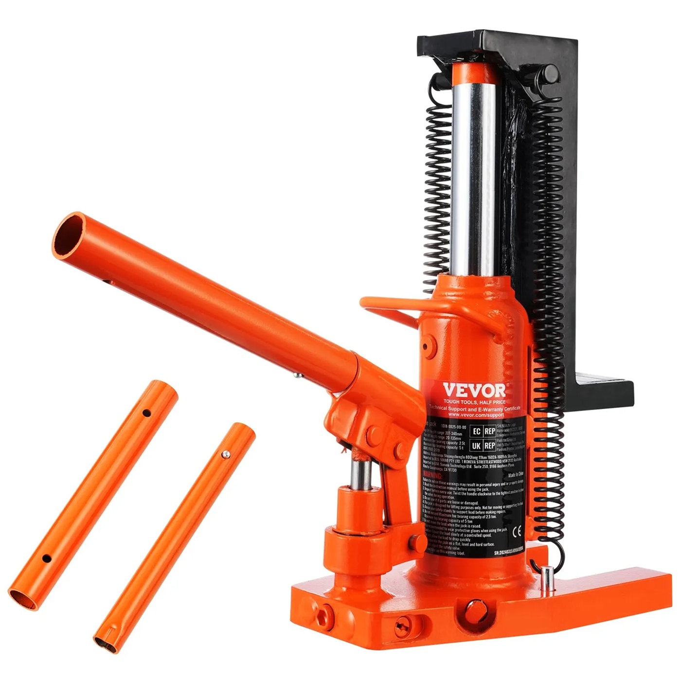 Pazúrový zdvihák Strojový 5T 2.5T Nízky hydraulický profil Oceľ