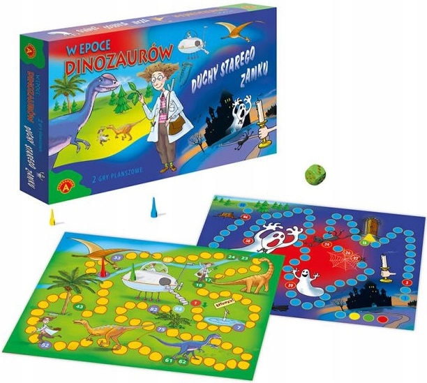 

Gra 2W1 W Epoce Dinozaurów I Duchy Starego Zamku