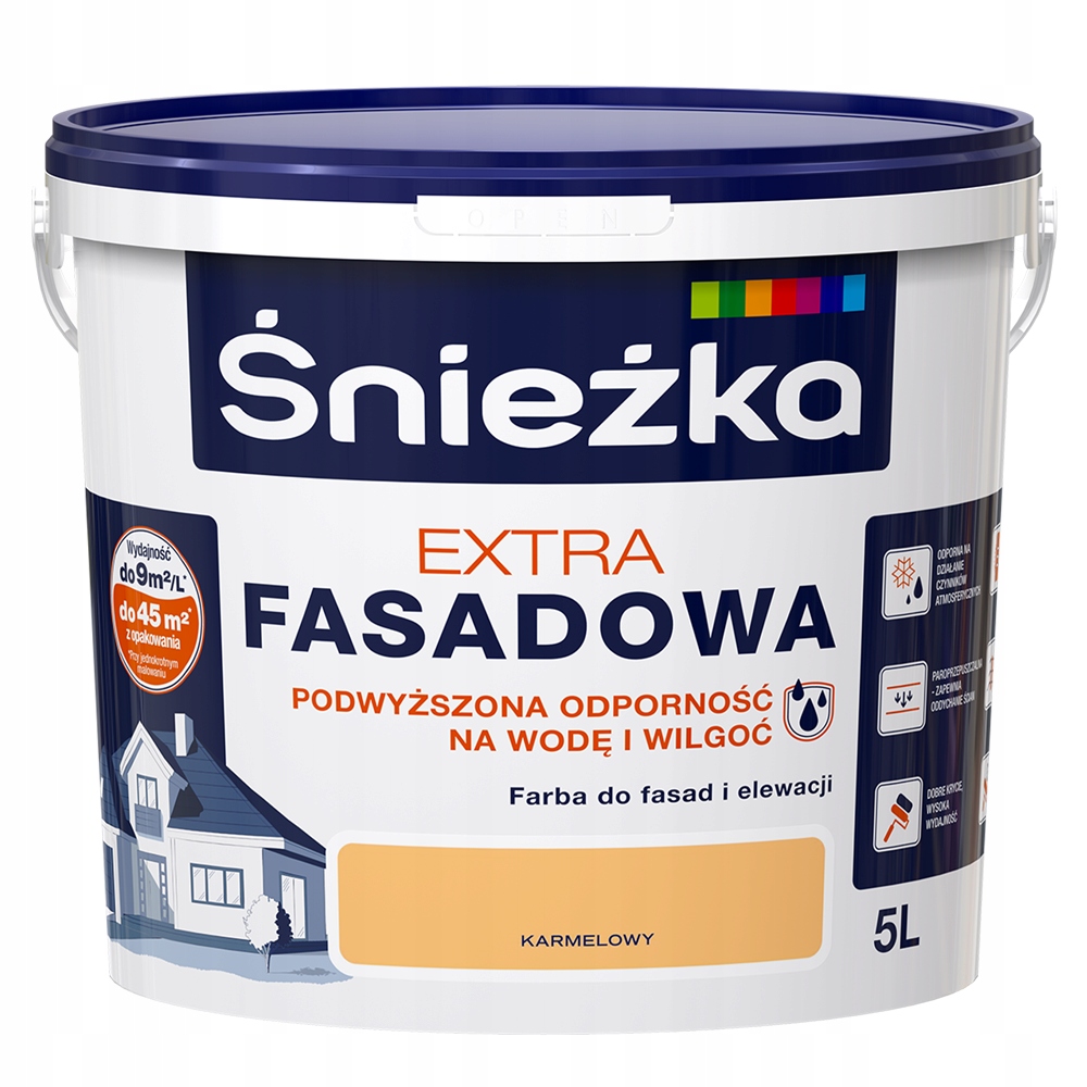 Elewacyjna ŚNIEŻKA EXTRA FASADOWA Karmelowy 5L