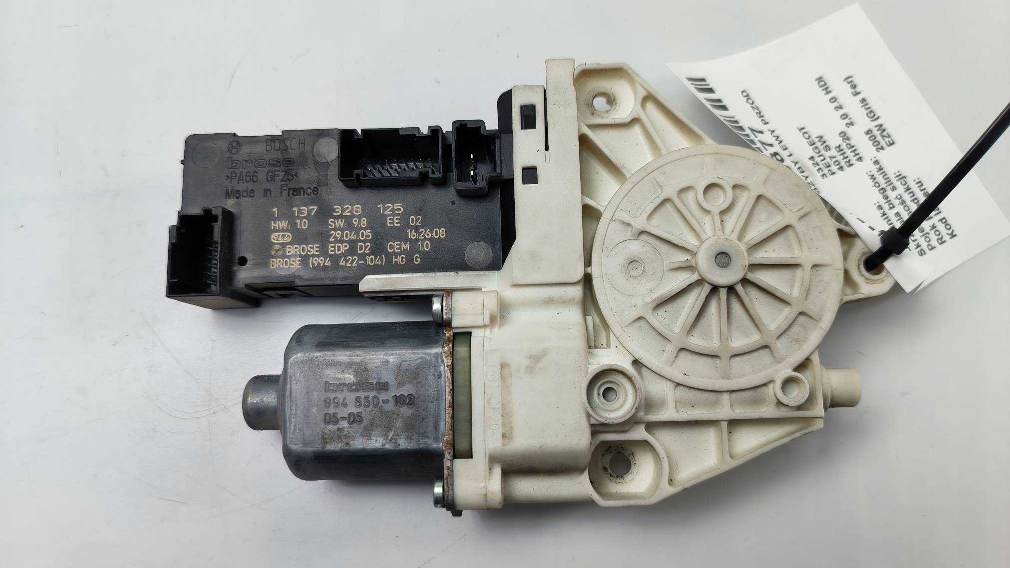 mini motor windows left front 1137328125 PEUGEOT 407 SW
