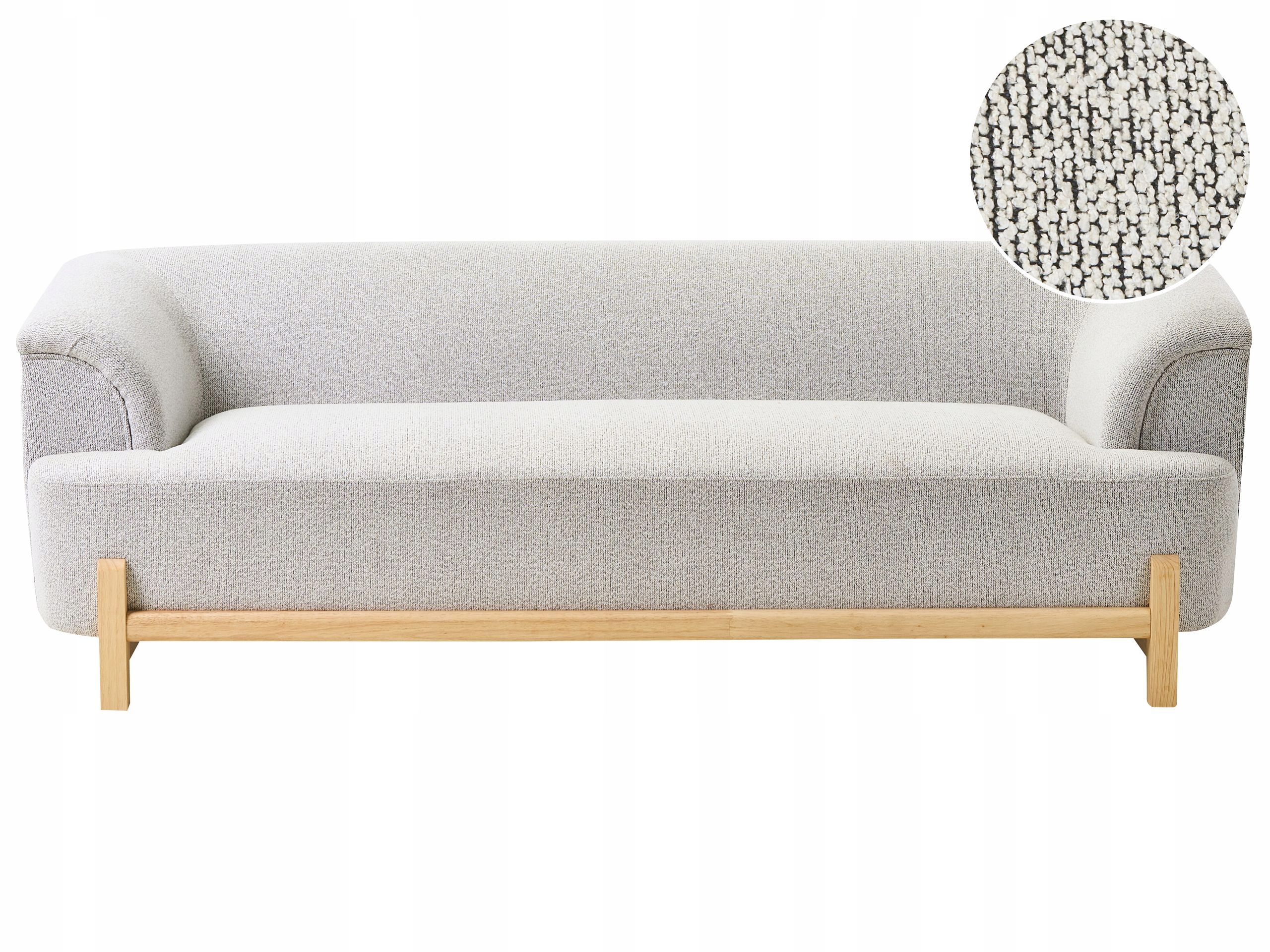 Sofa 3-osobowa jasnoszara