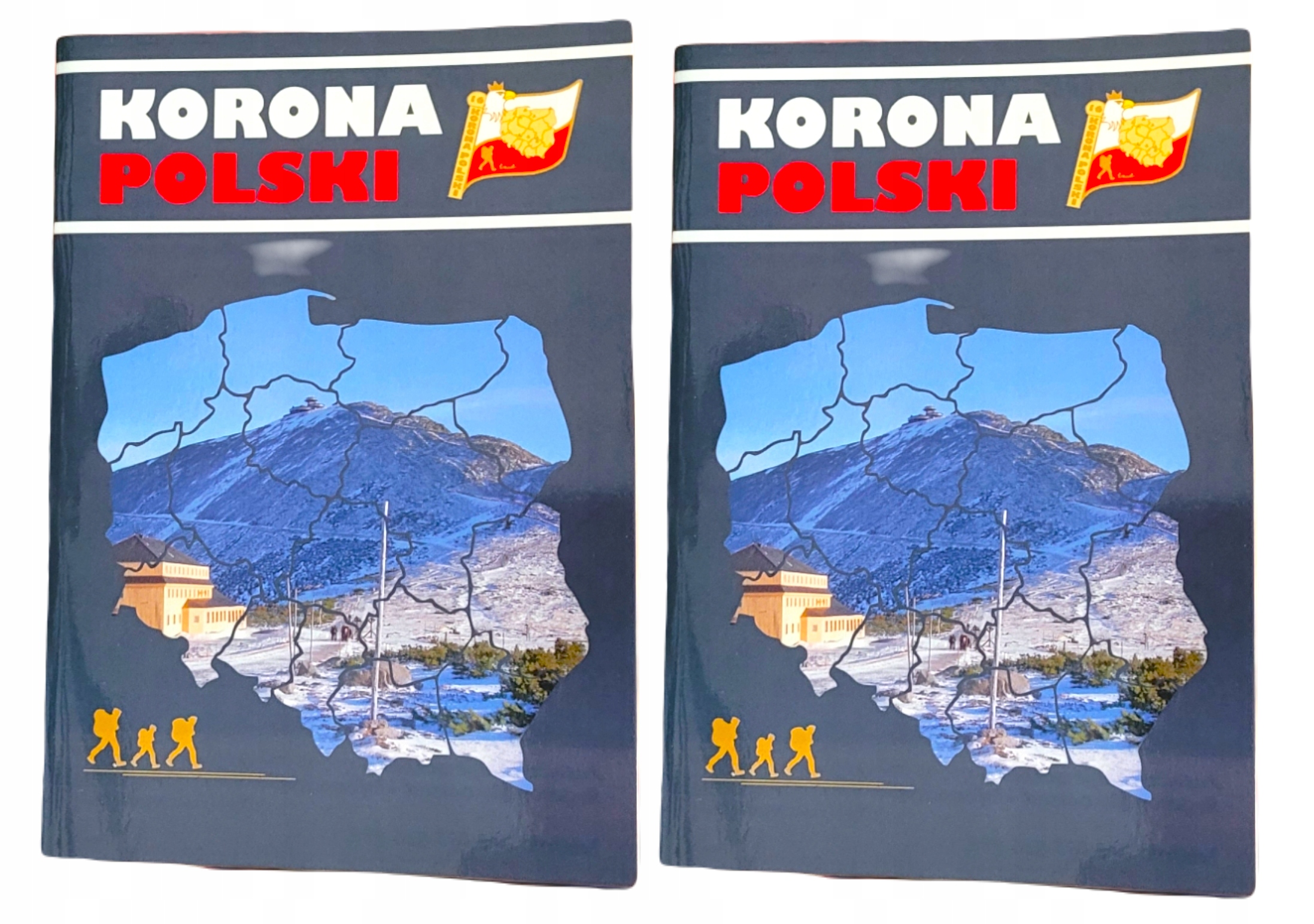 sada 2 kusů knížka na razítka odznaky koruna polský jako dárek