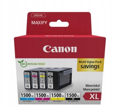 Canon cartridge Ink PGI-1500XL Bk/c/m/y Multi
