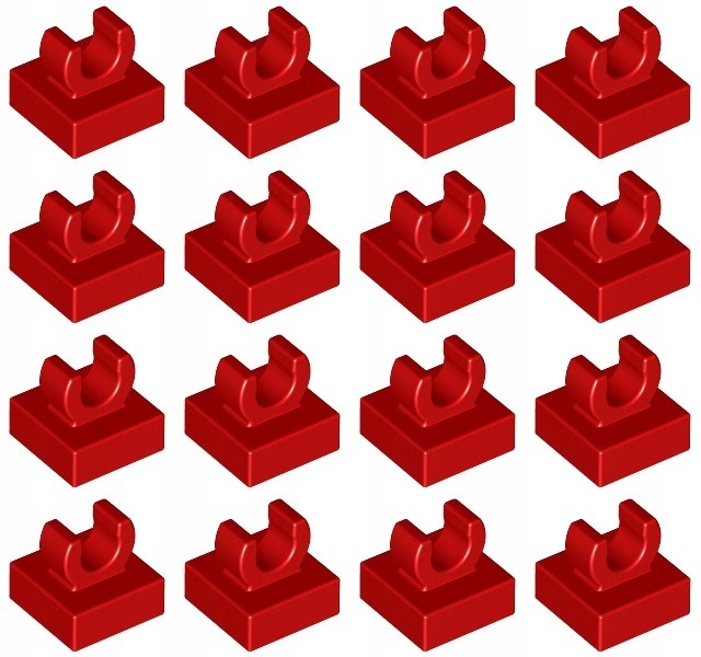 

Lego 15712 Tile Uchwyt 1x1 czerwony (3g) 16 szt.