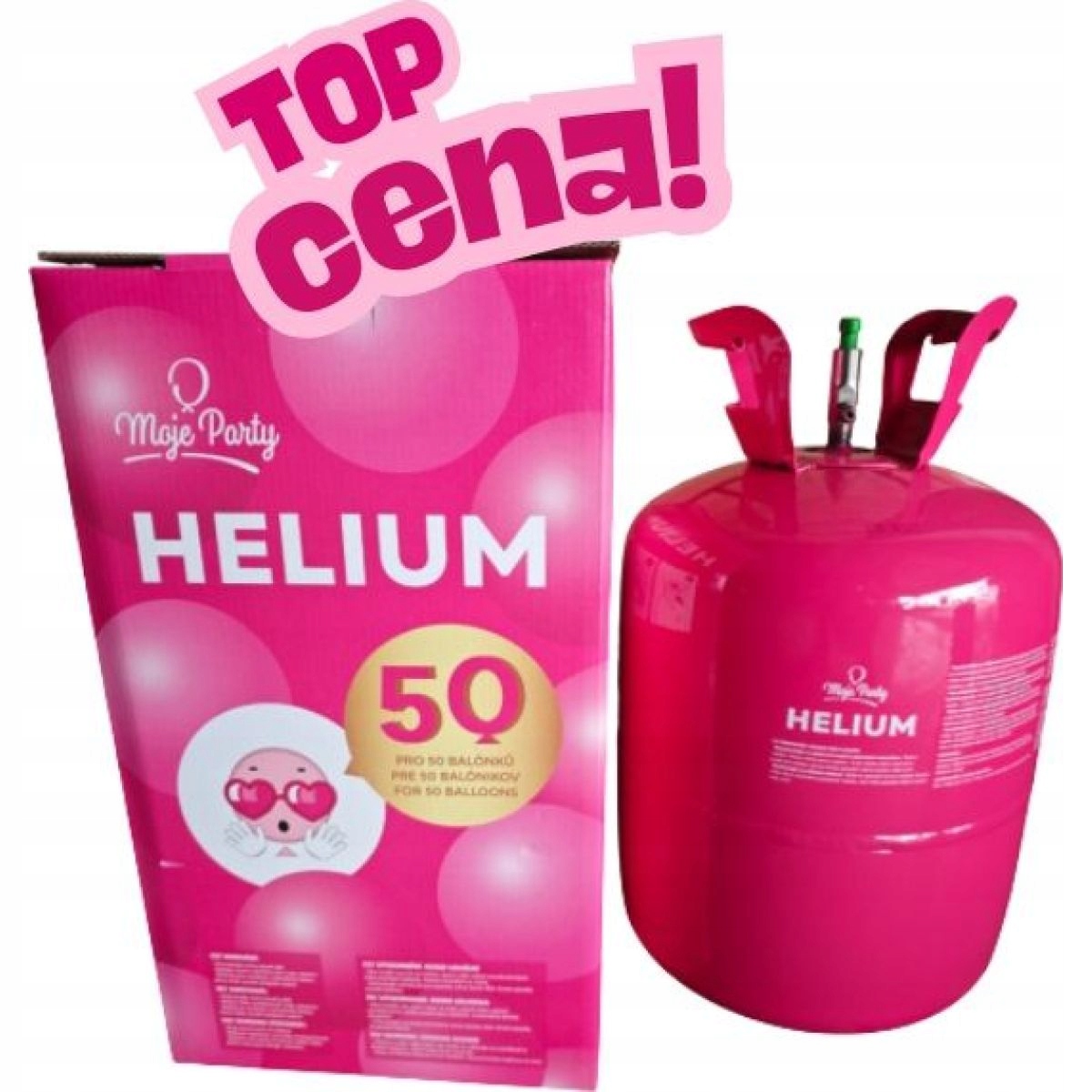 Hélium 50 léggömbhöz