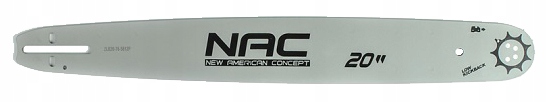 

Prowadnica Do Piły Nac 20 50cm 0,325 1.5mm Pilarka
