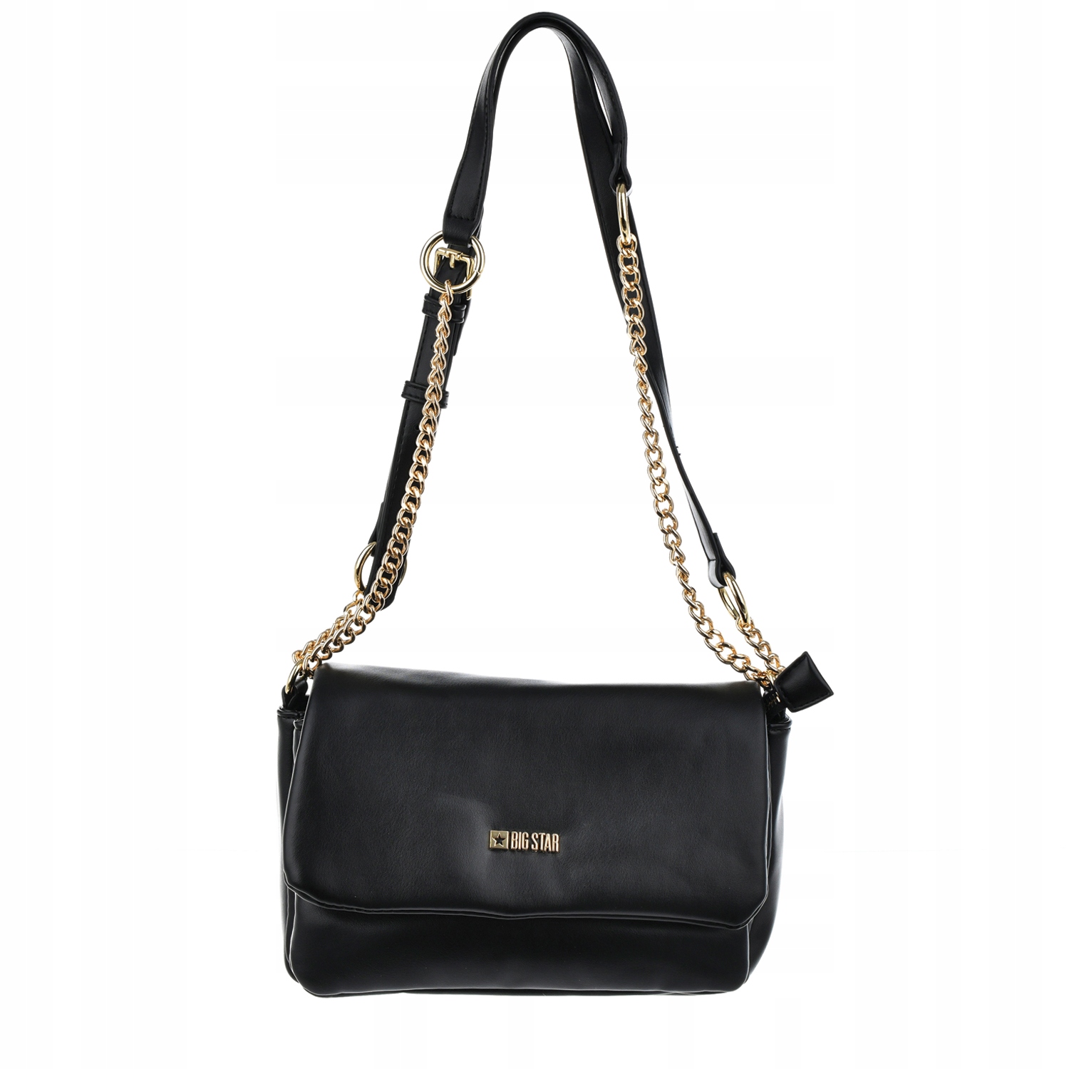 Big Star Torebka Damska Torba Czarna Na Ramię OO574048