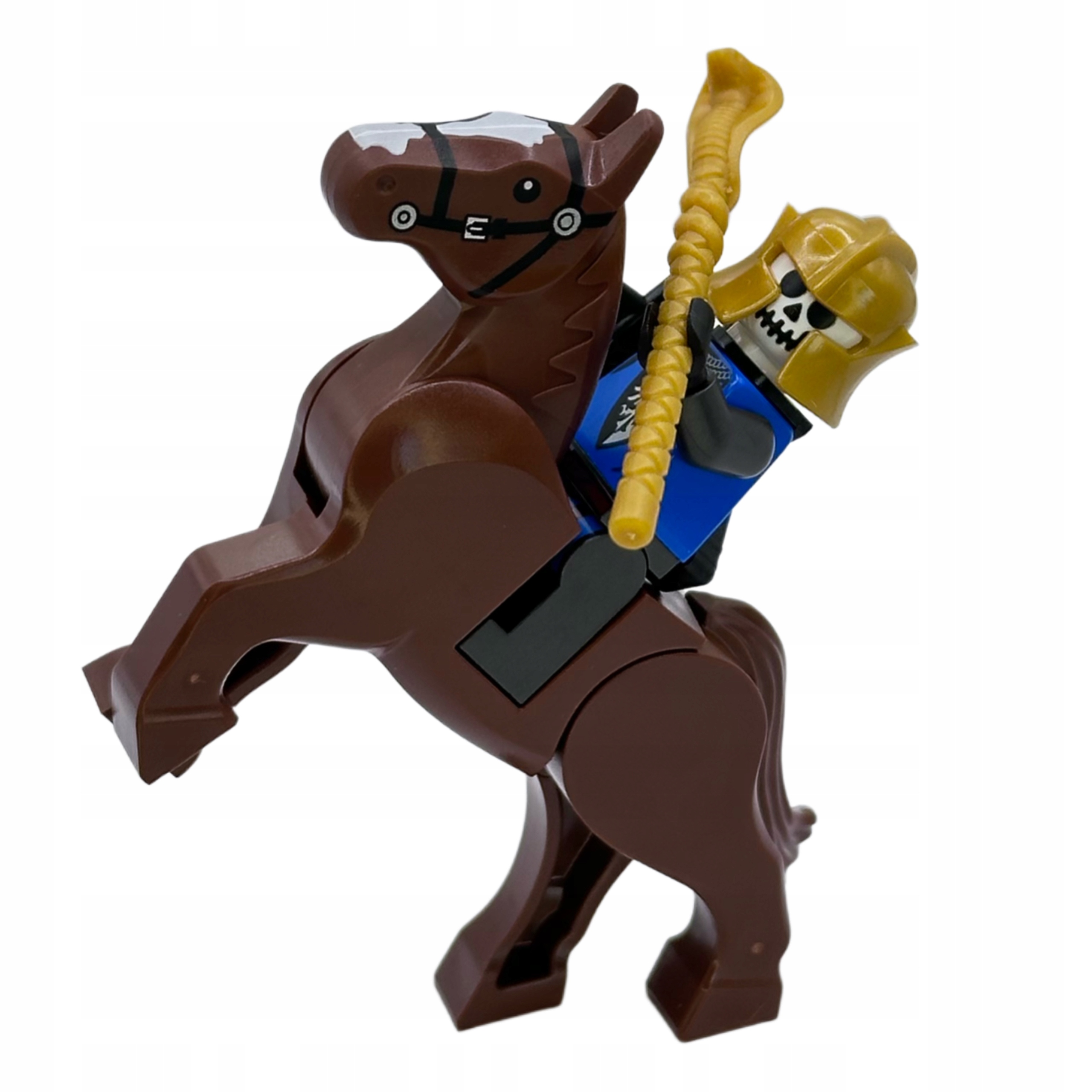 Lego figurka Halloween jezdící na koni Black Falcon na koni rytíř