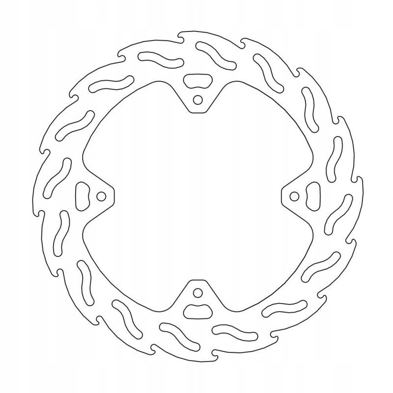 Moto-master Brzdový Kotúč Zadný Flame 240 MM Honda Crf 250/450 04-