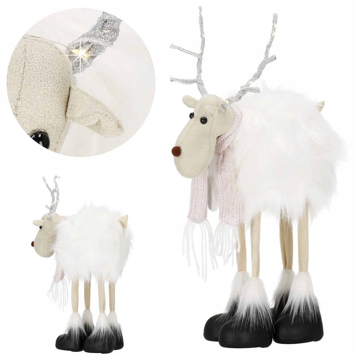 

Figurka Świąteczna Renifer Łoś Led 48cm Na Święta