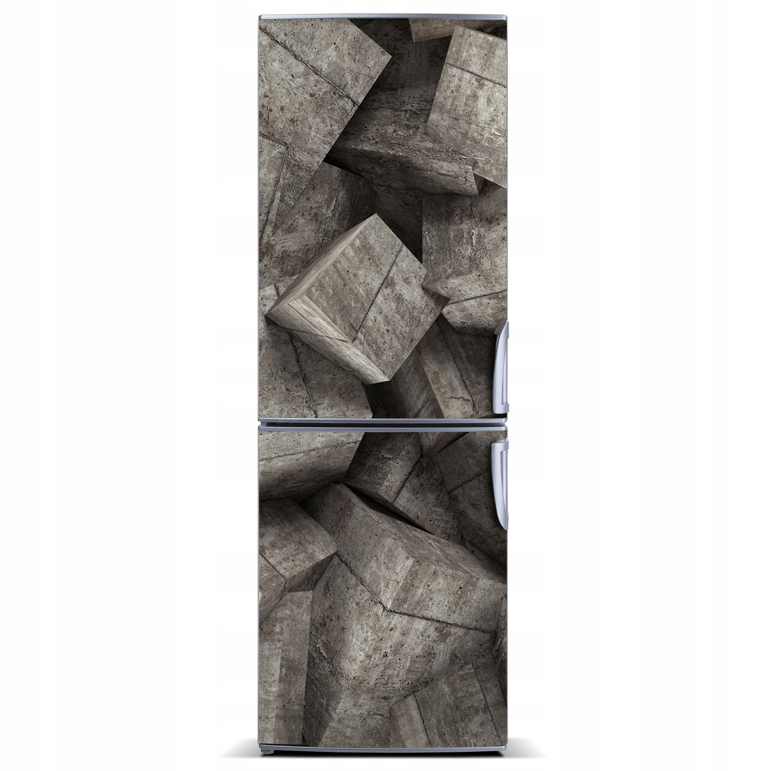

Foto Magnes na lodówkę Betonowe sześciany 60x180