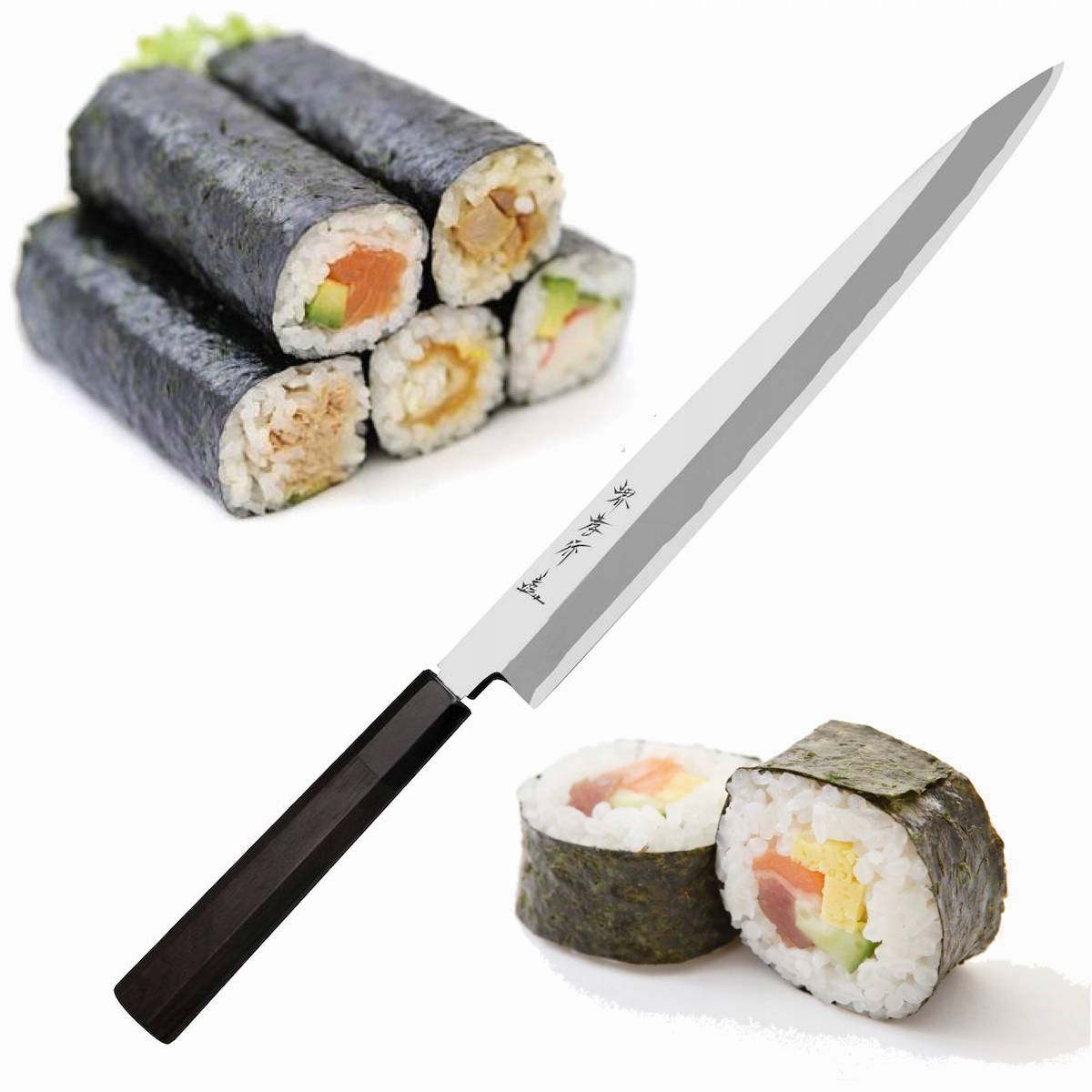 Sakai Takayuki Silver#3 Japonský kuchynský nôž Yanagiba na sushi 27 cm