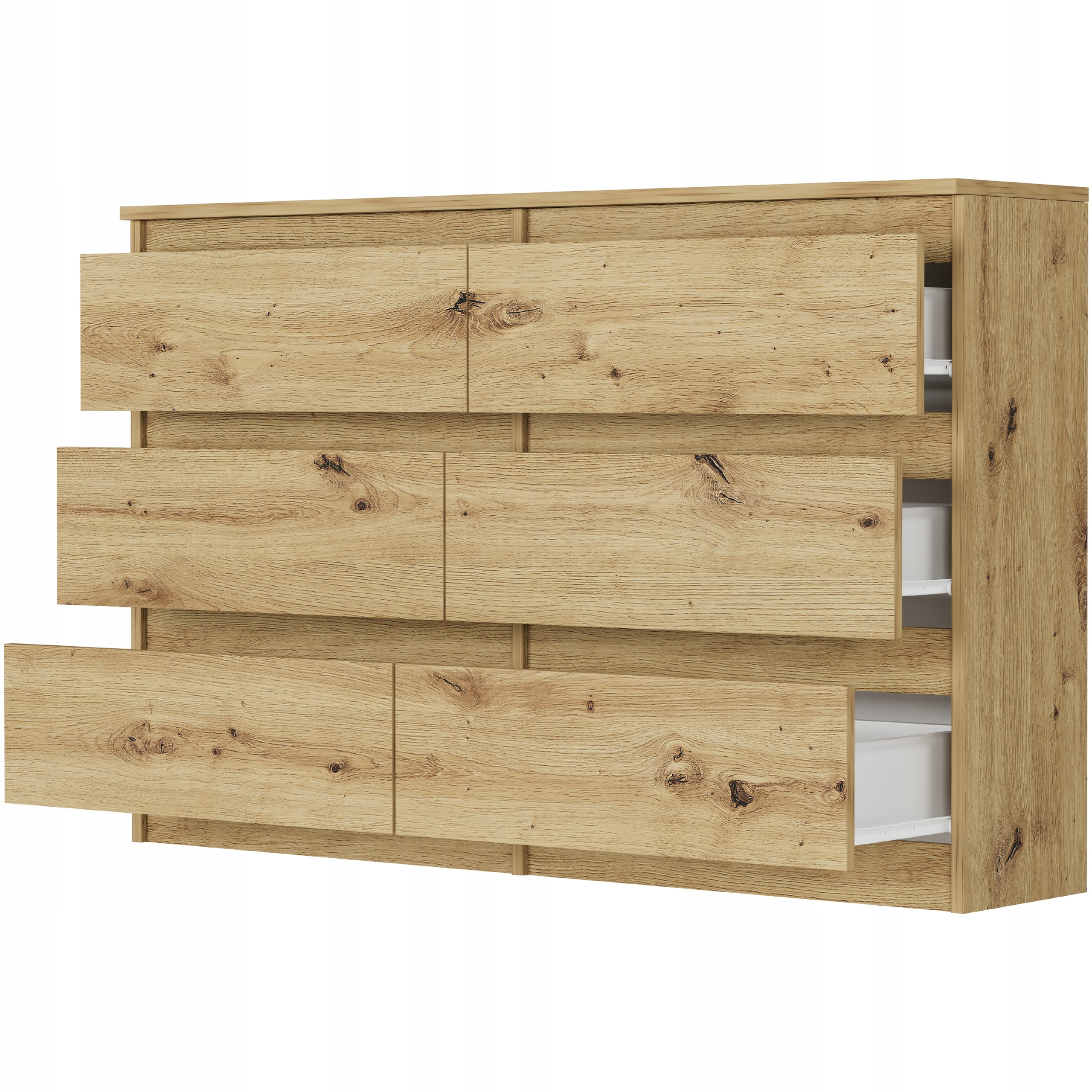 KOMODA 120CM SZAFKA 6 SZUFLAD R-120 ARTISAN