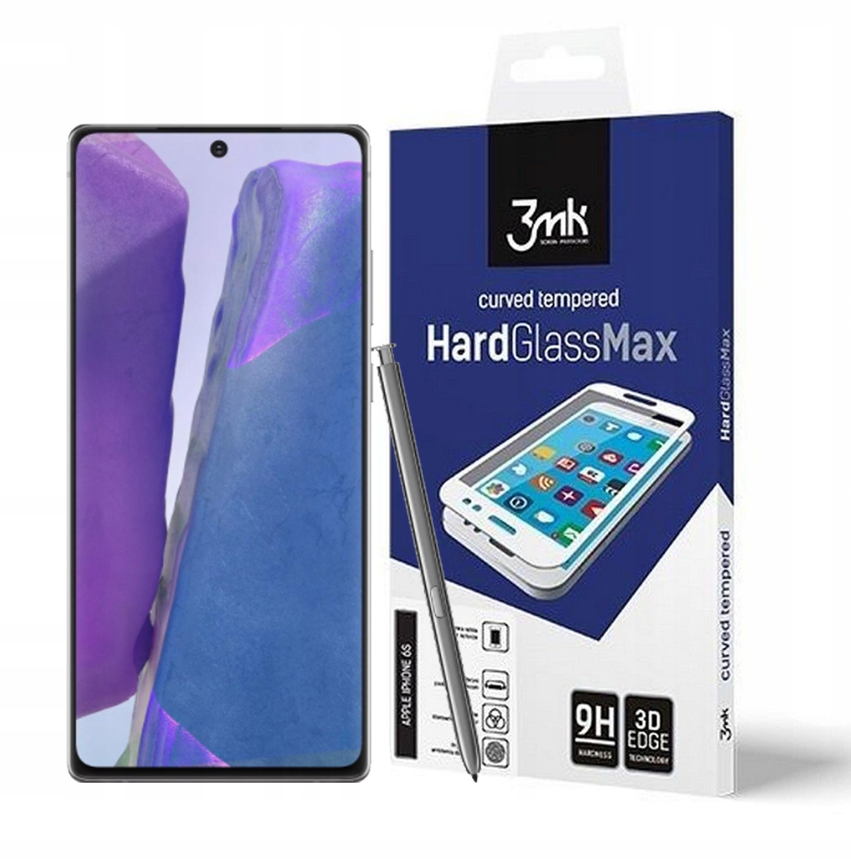 

3MK Hardglass Max do Samsung N980 Note 20 Black