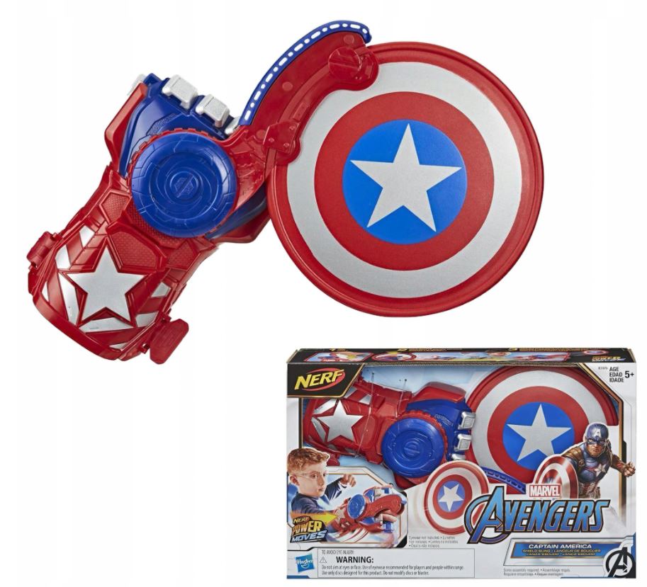 

Nerf Kapitan Ameryka Avengers Rękawica Tarcza