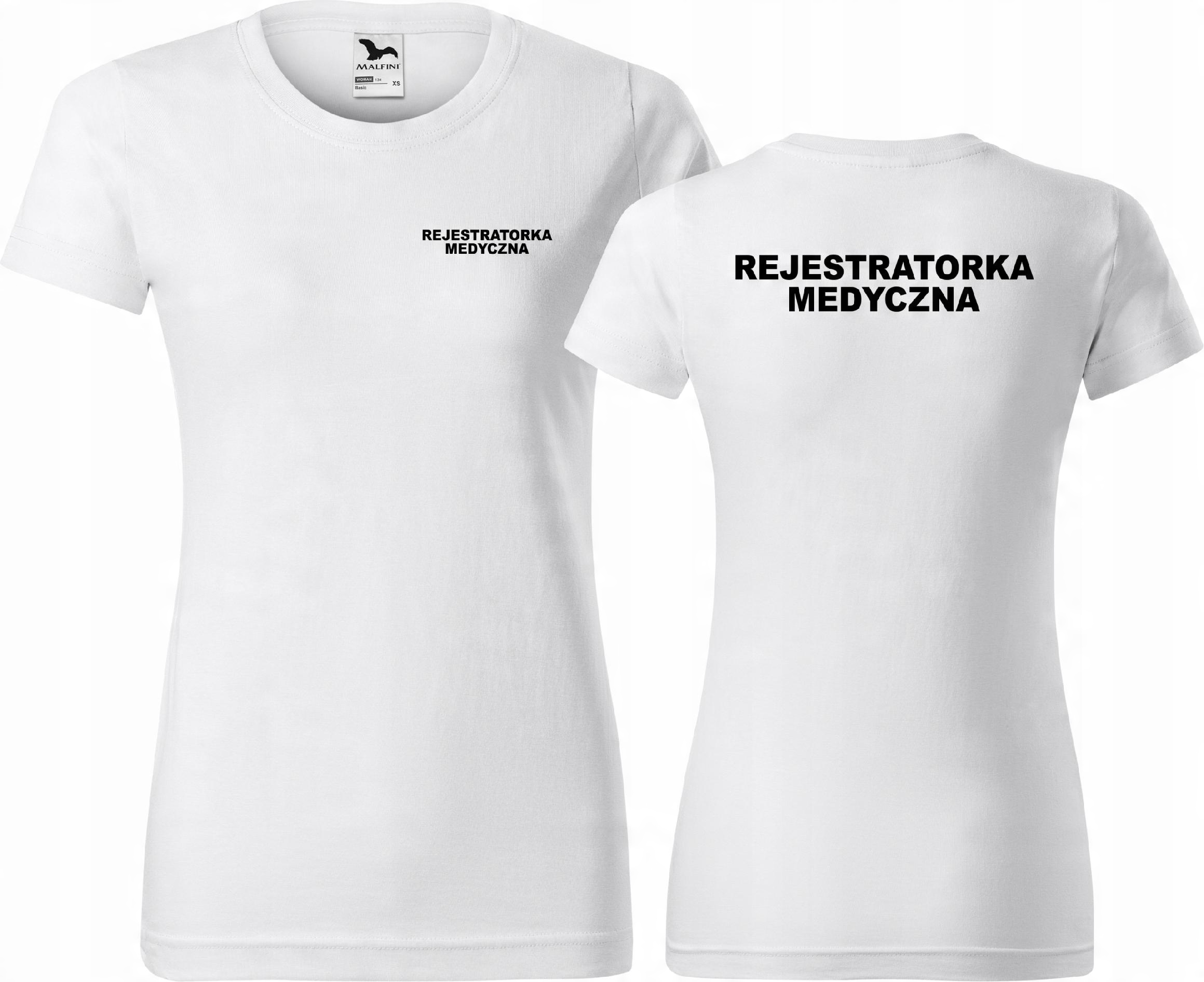 

Koszulka damska nadruk Rejestratorka Medyczna Xs