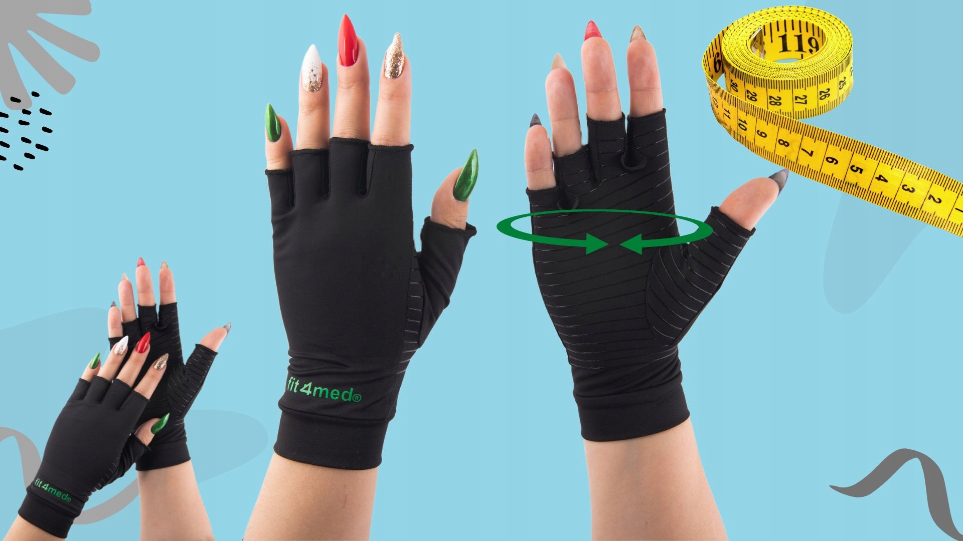 Dotykowe termoaktywne rękawiczki bez palców bez palcowe wygodne chłodne dni Rozmiar L