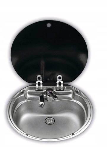 КУХОННА РАКОВИНА DOMETIC SNG 420 ЗІ СКЛЯНОЮ КРИШКОЮ