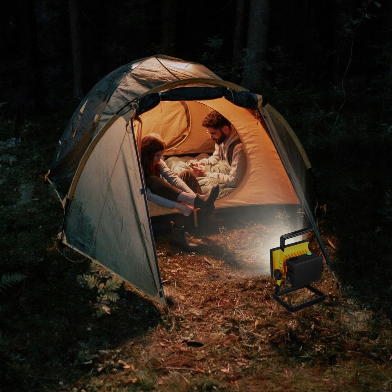 HALOGEN LED ROBOCZY BUDOWLANY 30W AKUMULATOROWY PRZENOŚNY MOCNY JASNY KABEL Barwa światła biały