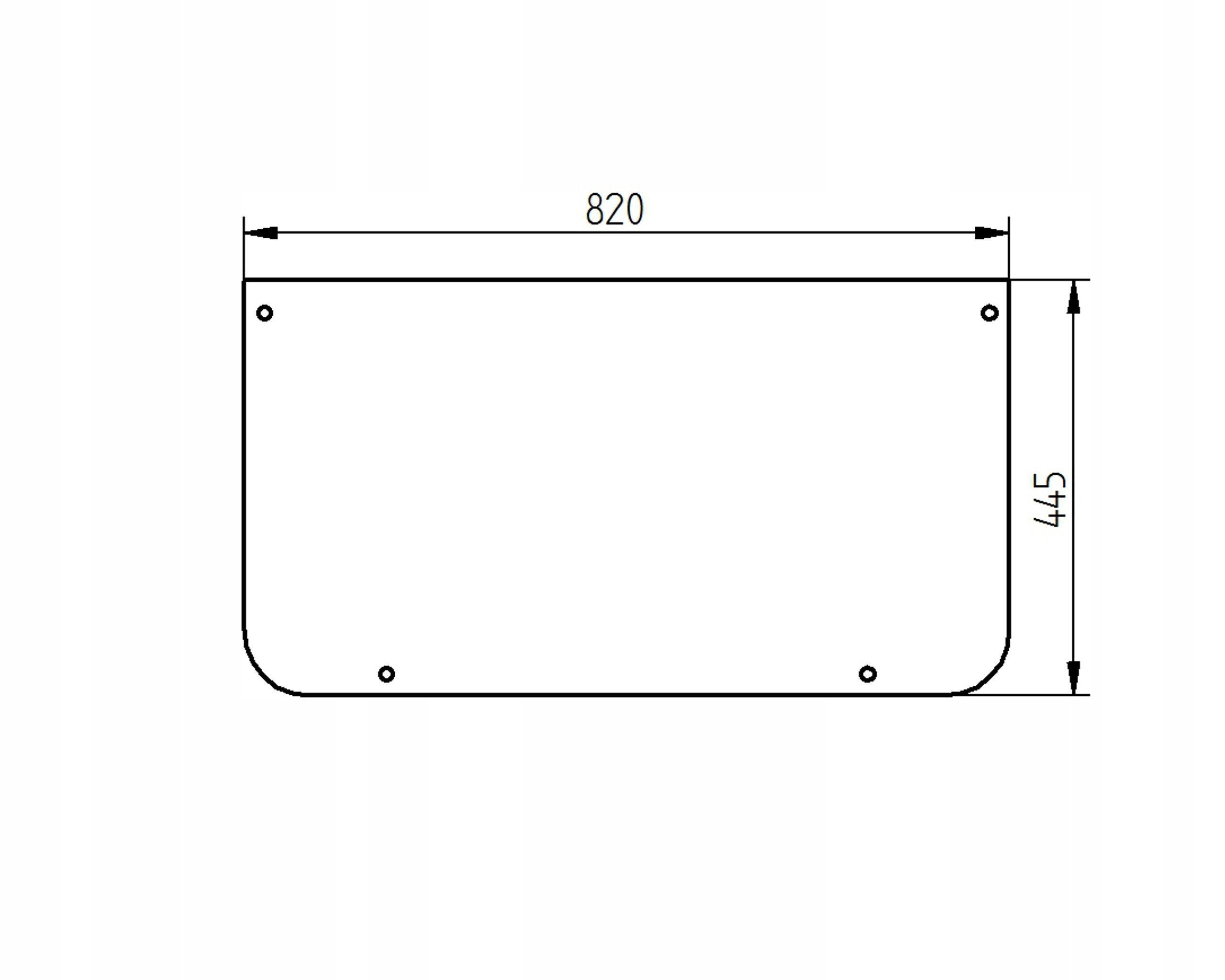 sklo bagr Liebherr přední spodní 7023757