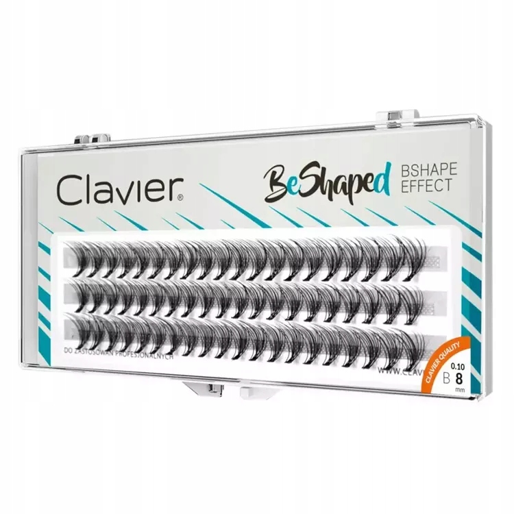 

Clavier Kępki Rzęs BeShaped 8mm, skręt B