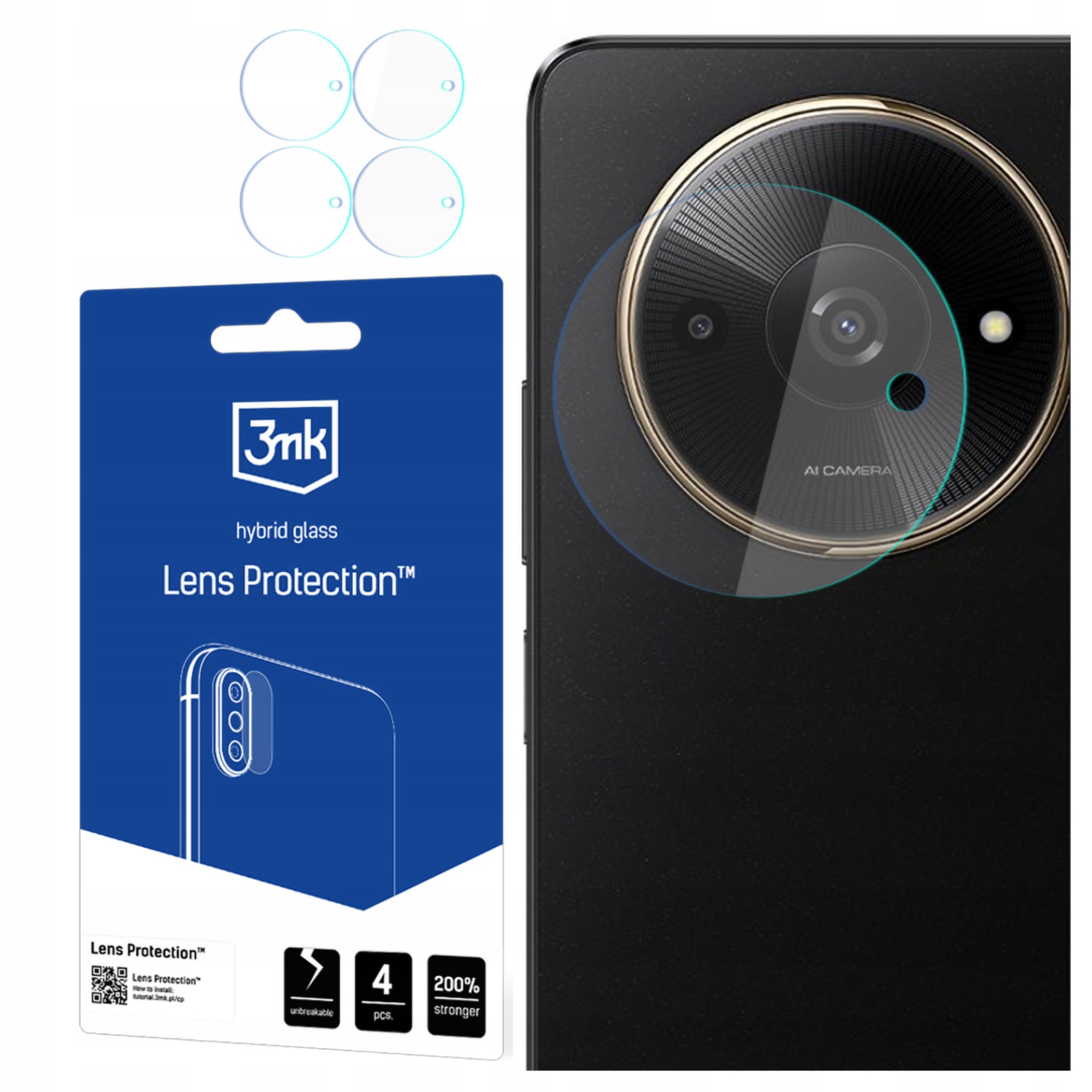 3MK Szkło Hartowane Do Xiaomi Redmi A3X Lens Protection Idealne Do Telefonu