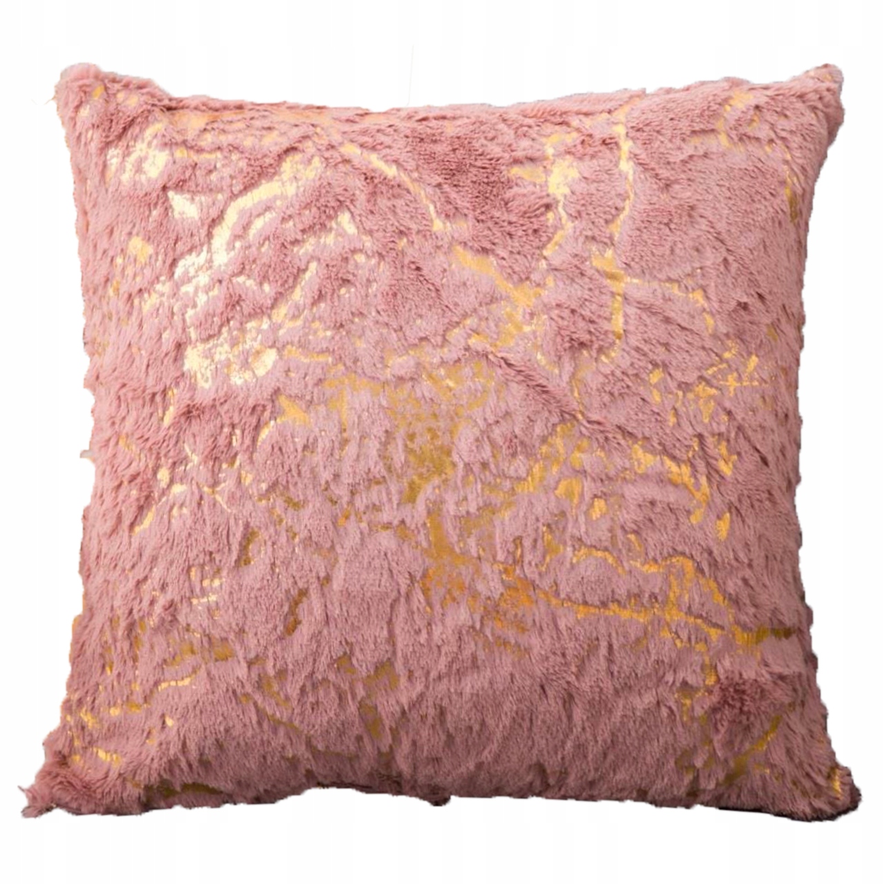 

Poszewka na poduszkę jasiek włochata złoty Marmur