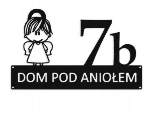 Číslo Na Dom 80 cm Tabuľa Adresa Ocel 2 mm Grafika 37