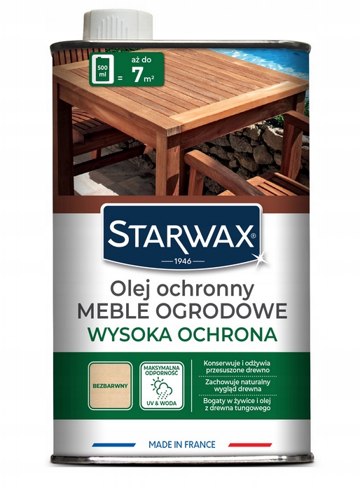 

Starwax Olej Ochronny meble ogrodowe Tek 500 ML