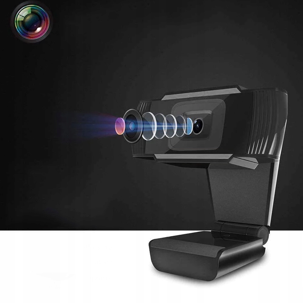 KAMERA INTERNETOWA DO LEKCJI ONLINE PRACY ZDALNEJ KONCERENCJI FULL HD 1080P Marka Mobes