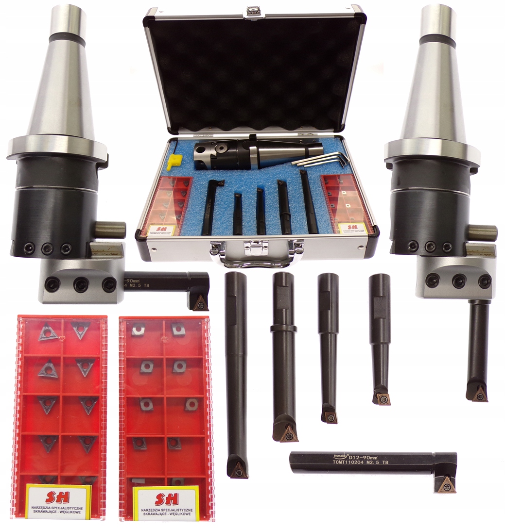 Wytaczadło 50mm Trzpień ISO40 NT40 5 Noży 20 Płytek Zakres 15-130mm