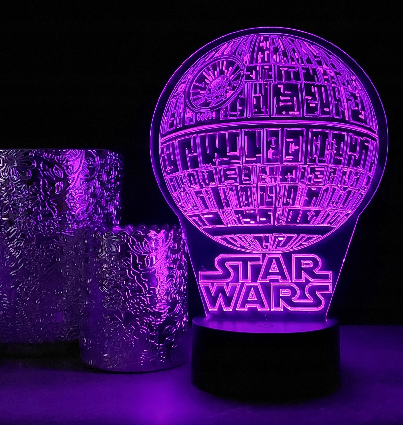 LAMPKA NOCNA STAR WARS 3D LED KOLORY RGB PILOT Rodzaj gwintu zintegrowane źródło LED