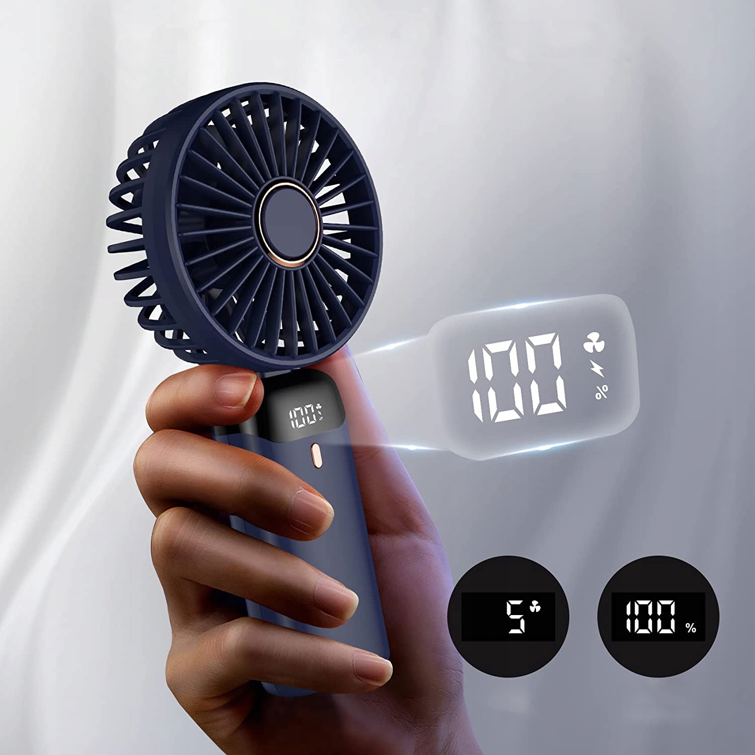 MINI WIATRACZEK RĘCZNY WENTYLATOR USB 2 W 1 Model N15