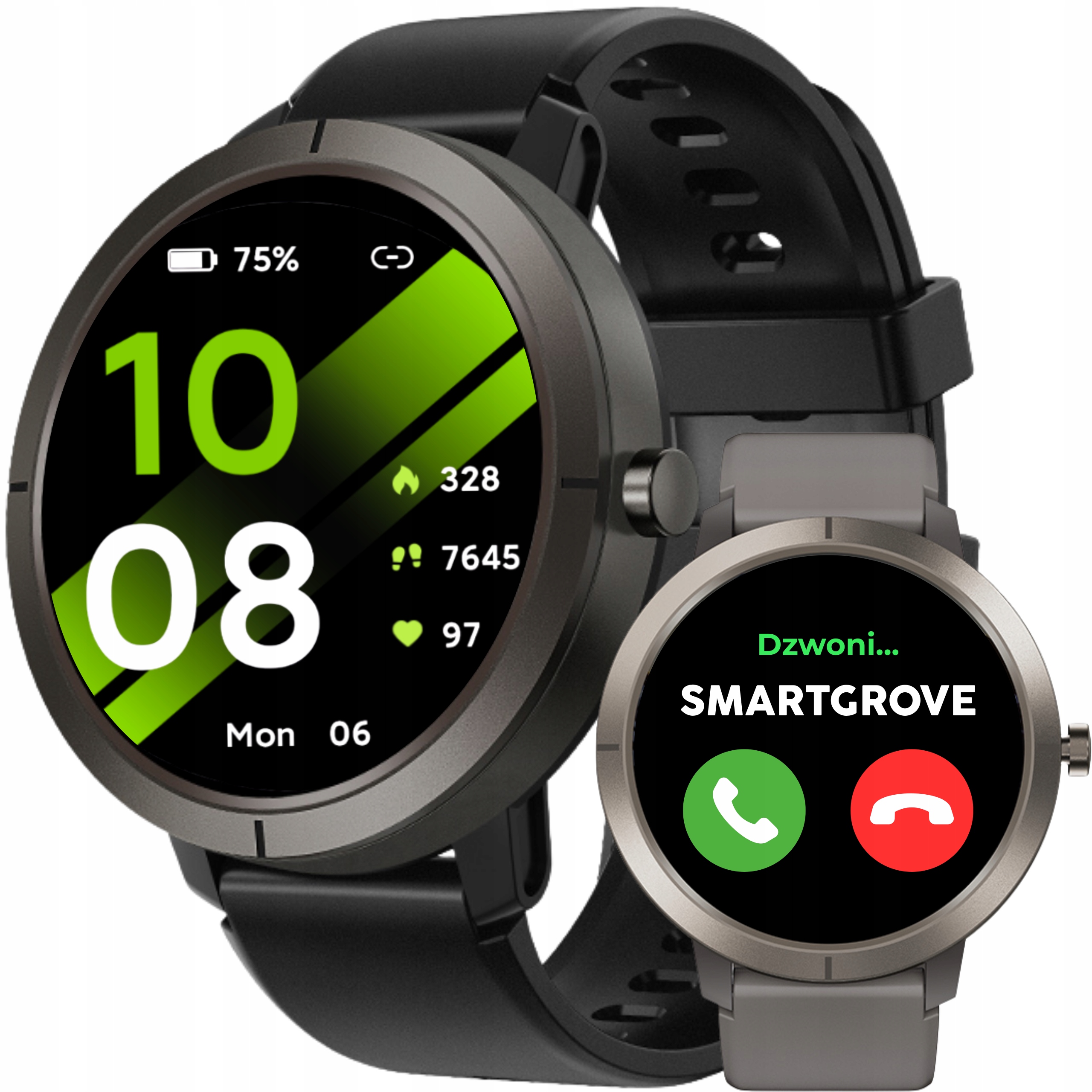 Smartwatch Pánske Hodinky Vodotesné Gps Rozhovory Kroky Šport Smart Watch