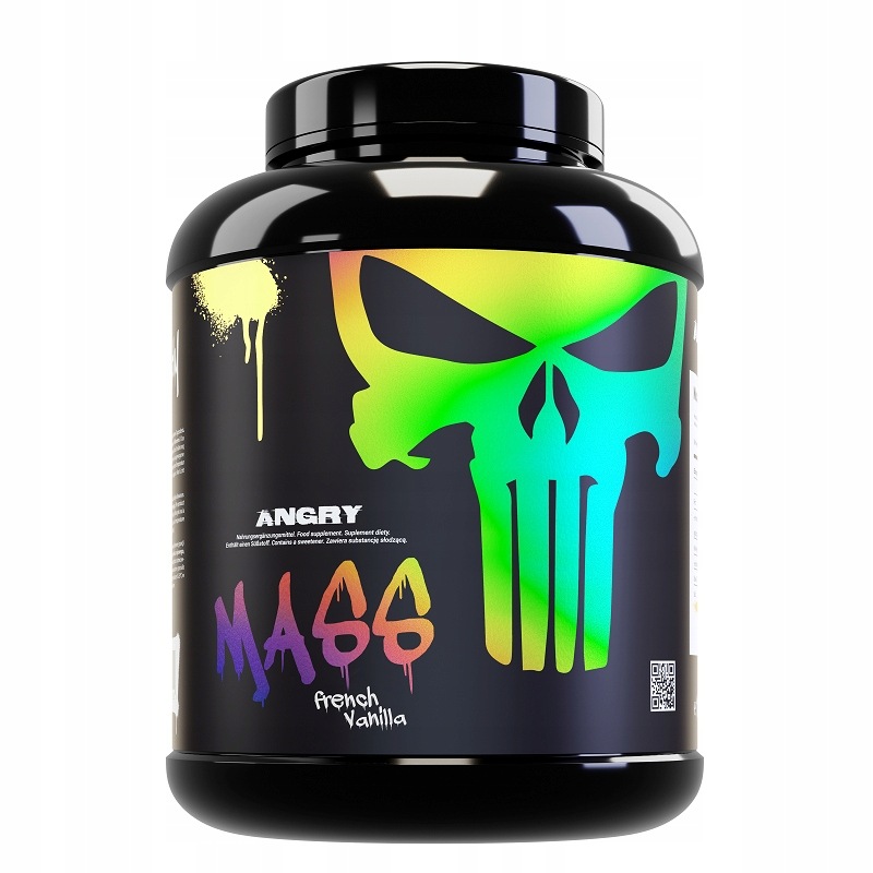 Angry Mass Muscle Clinic 1800g Gainer Vanilka