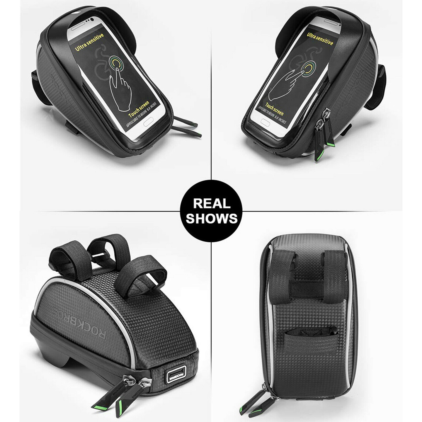 Torba Na Rower ROCKBROS 010-4BK Uchwyt na telefon Rodzaj przednia