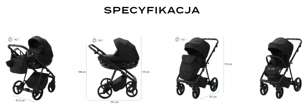 WÓZEK ADAMEX QUANTUM SPECIAL EDITION CYBEX ATON 5 3w1 kol. TK 619 SE Zestaw 3w1