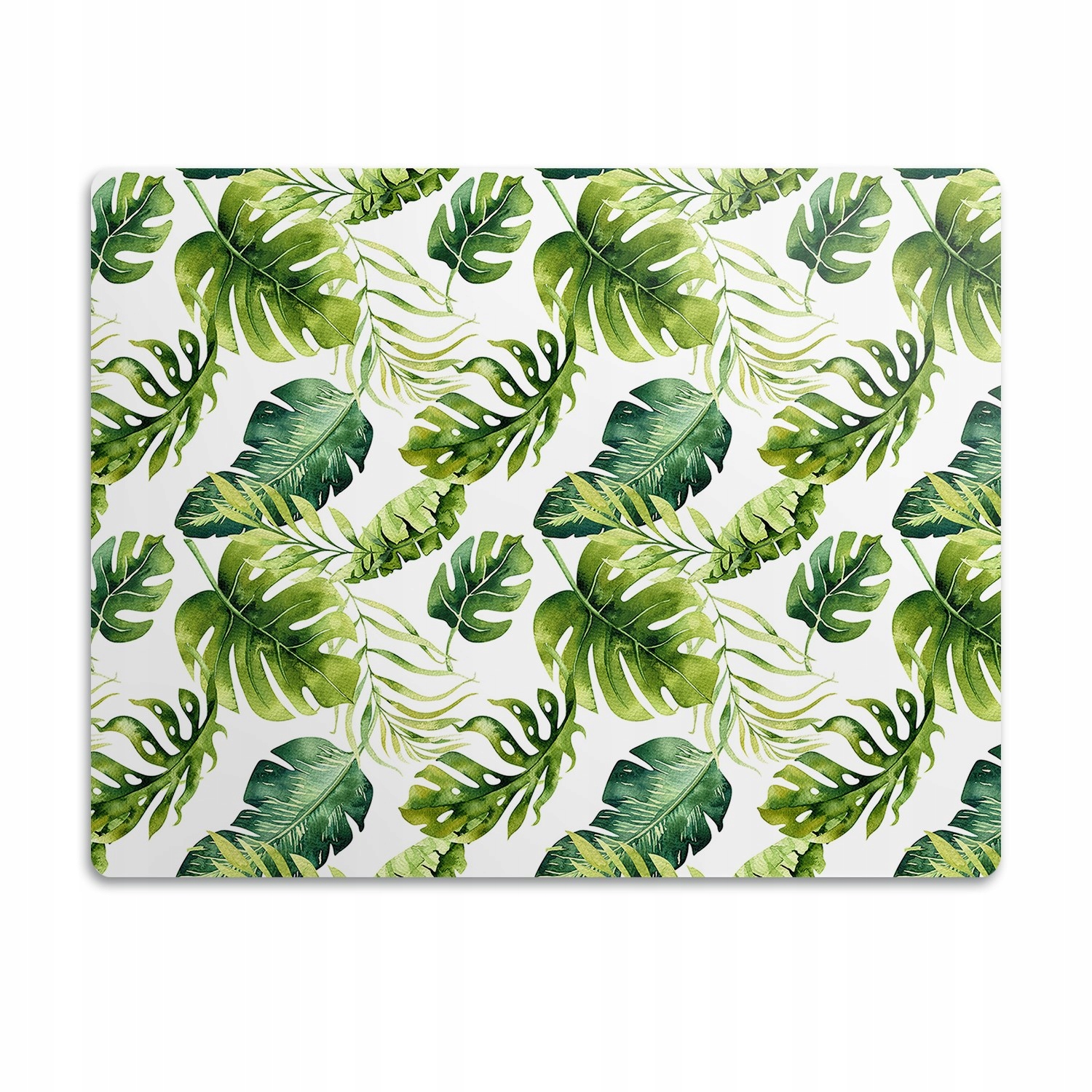 Levně Elastická podložka pod misku Exotické listy 90x60